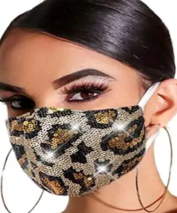 AOM-Leopard Sequence Face Masks AO Brand