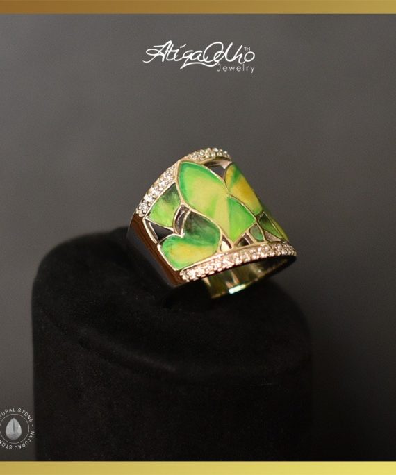 AOR-Evergreen Enamel Ring